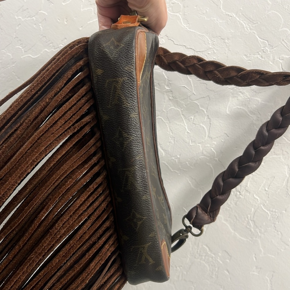 Louis Vuitton Brown Monogram Fringe Crossbody Bag - Picture 7 of 13